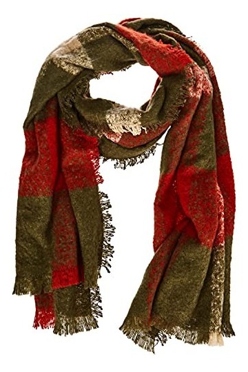 Lee Cozy Scarf écharpe, Vert Olive, Taille Unique Femme