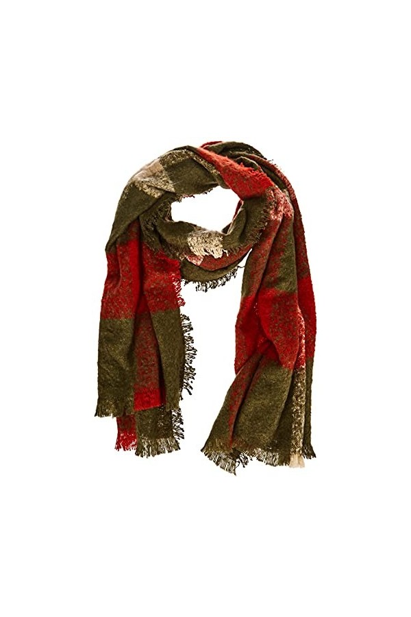Lee Cozy Scarf écharpe, Vert Olive, Taille Unique Femme