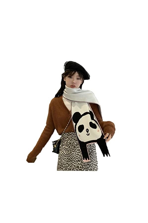 KAYNO Hiver Écharpe Mignon Animal tricoté écharpe femmes hiver mode chaud Parent-enfant foulard écharpe longue douce écharpe 