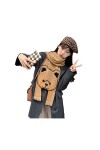 KAYNO Hiver Écharpe Mignon Animal tricoté écharpe femmes hiver mode chaud Parent-enfant foulard écharpe longue douce écharpe 