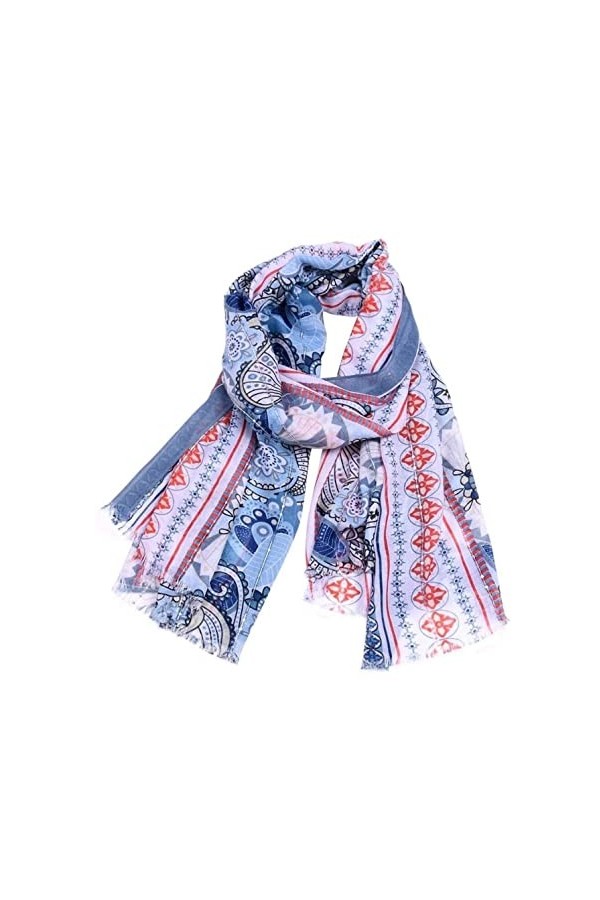 Tograt Foulard Écharpe Femmes Écharpe Châle Wrap Chaud Soleil Protection Totem Impression Motif Cadeau pour Dames Foulards Ch