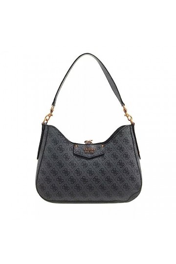 Guess Hobo Eco Brenton 4G Femme, Logo Coal, Taille Unique