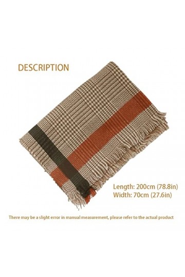 WYDM Écharpe dhiver de lautomne for Femmes, Imitation Cachemmere Foulards Chauds, Mode Pied de Pied de Pied et des écharpes