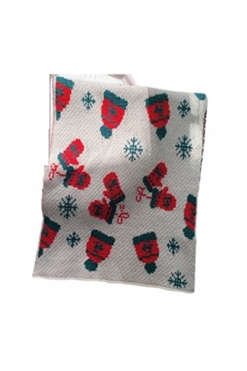 VVABRA Écharpe Châle Hiver Unisexe Écharpe Noël Silencieux Épais Chaud Écharpes Longue Femme Foulard Color : C, Size : One S