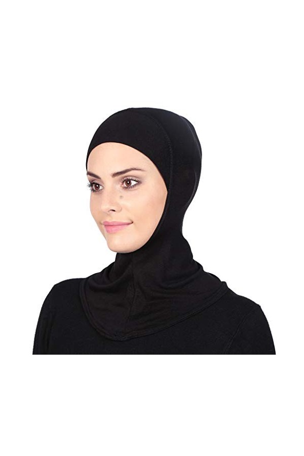 GERINLY Foulard uni en mousseline pour femme - Hijab - Pour le sport, Gris, M