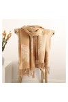 Echarpe Châle Femmes foulards écharpes longs écharpes châle femelle hijab enveloppe hiver chaleur chaud couverture pashmina f