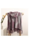 Echarpe Châle Femmes foulards écharpes longs écharpes châle femelle hijab enveloppe hiver chaleur chaud couverture pashmina f