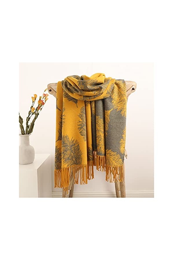 Foulard Femmes Foulards écharpes Longs écharpes châle Femelle Hijab enveloppe Hiver Chaleur Chaud Couverture Pashmina Foulard