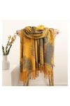 Foulard Femmes Foulards écharpes Longs écharpes châle Femelle Hijab enveloppe Hiver Chaleur Chaud Couverture Pashmina Foulard