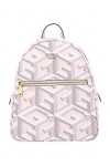 Guess Vikky Backpack, Bag Women, Logo Rose pâle, Taille Unique