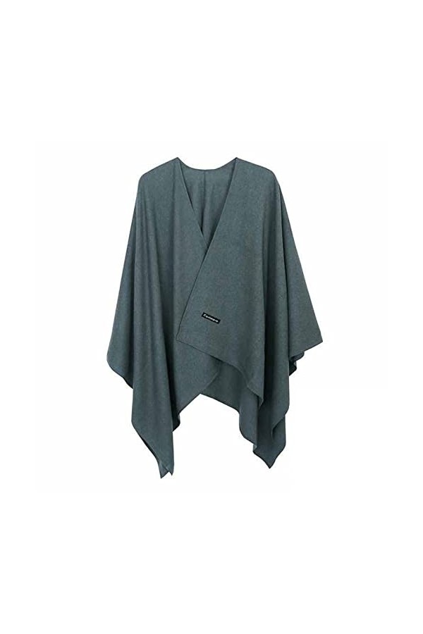 Hoisy Foulard Femme Uni, Solide Couleur de La Cape Châlebrun 140x139cm Femme Hiver Chauds Épaisses Longues Grandes Écharpes