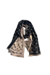 PATPOT Écharpe Châle Foulard en Coton de Polyester for Femme Hiver Chaud Foulards Mode français Romance enveloppe châles écha
