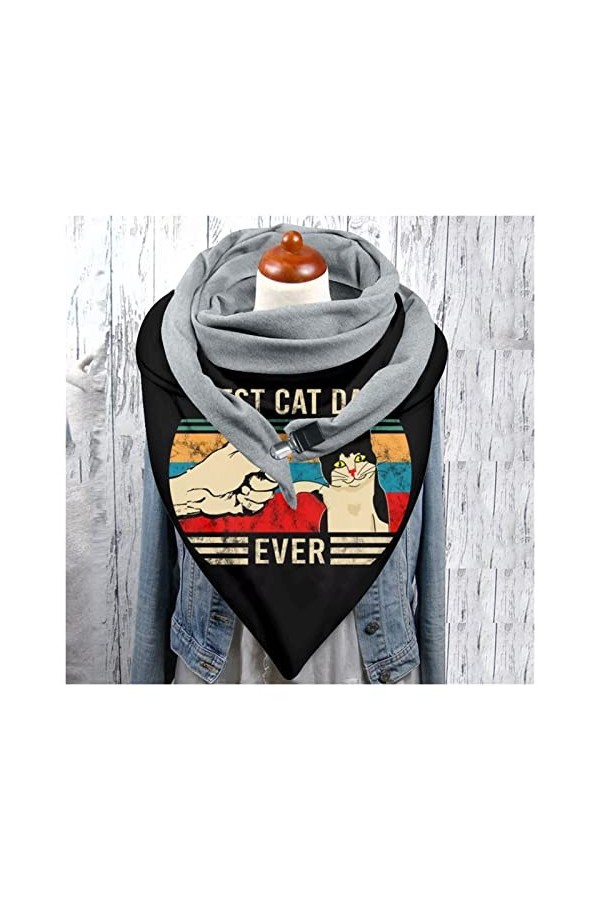 lliang écharpe Écharpe Femme Winter Grands Écharpes Foulard imprimé Animal Hijab Classique Chaud Spring Spring Foulard dhive