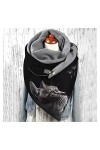 lliang écharpe Écharpe Femme Winter Grands Écharpes Foulard imprimé Animal Hijab Classique Chaud Spring Spring Foulard dhive