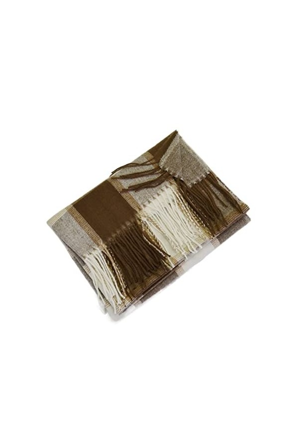 NEHHDC Foulard Écharpe Écharpe Dhiver Écharpe À Carreaux Chaude Et Douce Femmes Châle Écharpes Pour Dames Foulards Châle Eto