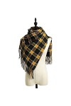 Foulard Châle Écharpes Écharpe dhiver Femmes chaudes de style coréen Foulard à carreaux de style coréen Womans Chute dhiver
