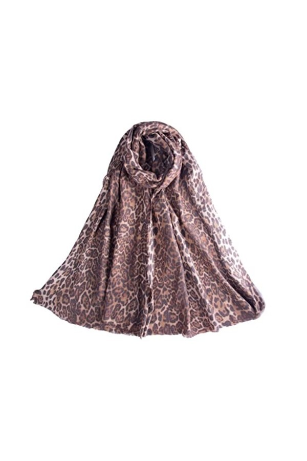 NEHHDC Foulard Écharpe Écharpe Dhiver Imprimé Léopard Femmes Écharpe Châle Chaud Cou Pour Dame Foulards Châle Etole Color :