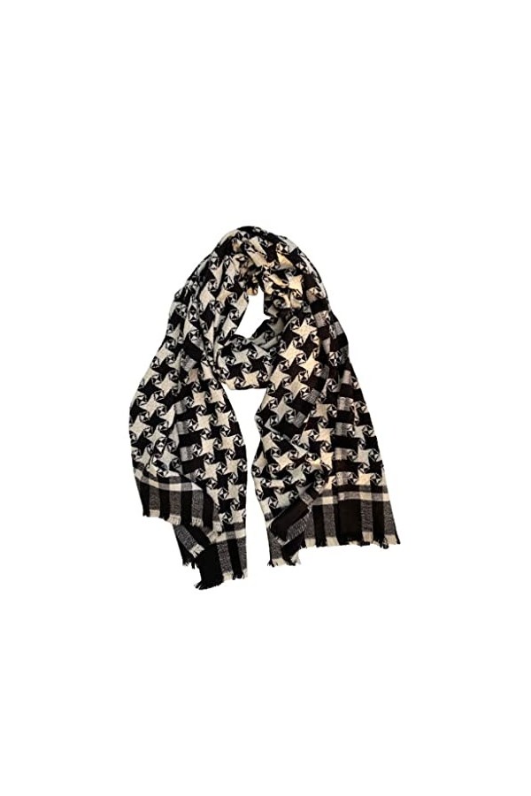 Écharpe Etole Foulard Echarpe Écharpe Chaude Hivernale For Femmes Plaid Houndstooth Imitation Écharpes De Cachemire Longue Co