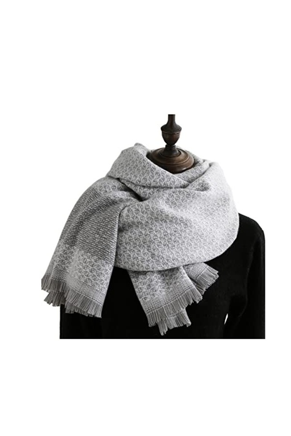 HALAHAI Écharpe Etole Foulard Echarpe Écharpe dhiver Imprimée, Écharpe Chaude Et Douce pour Femmes, Long Châle Large Et Conf