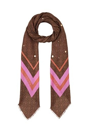 Liu Jo Foulard stampa multilogo marrone CS23LJ09 2A3010 T0300 MARRONE