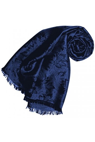 LORENZO CANA Foulard damas pour la femme – écharpe noble avec les mesures de 55 x 190 cm - motif de fleurs - élégant et léger