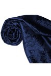 LORENZO CANA Foulard damas pour la femme – écharpe noble avec les mesures de 55 x 190 cm - motif de fleurs - élégant et léger