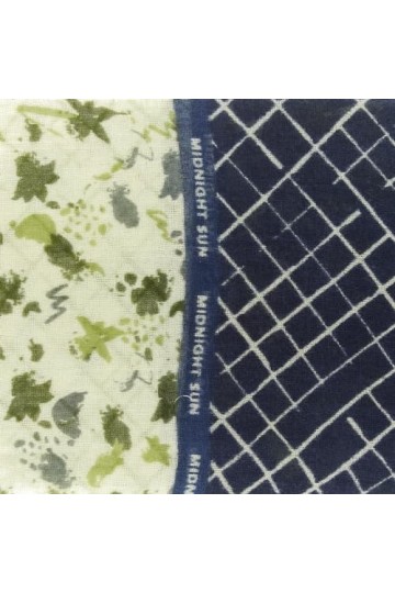 Foulard femme en laine avec combinaison de patchworks, vert, Taille Unique