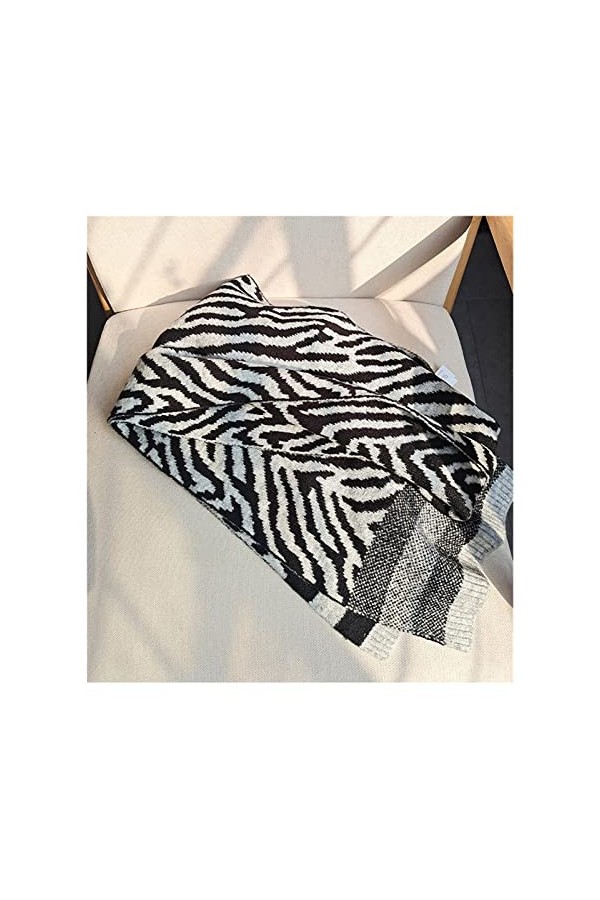 HALAHAI Écharpe Etole Foulard Echarpe Écharpe dhiver Chaud Léopard Imprimer Femmes Écharpe Soft épaissir Toutes les écharpes