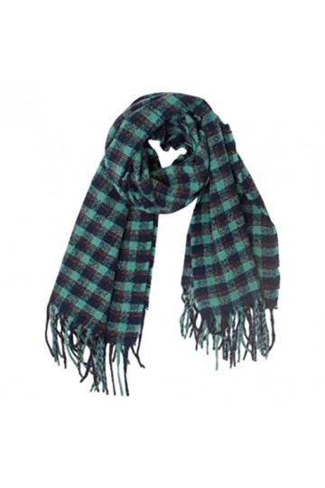 HALAHAI Écharpe Etole Foulard Echarpe Femmes Écharpe Longue Hiver Treillis Chaud Châle Avec Femme Étole Cou Châle Color : E,