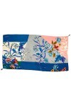 Desigual Fou_Patch Flores Foulard Tendance, Bleu, Taille Unique Femme