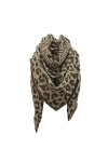 Foulard Les Femmes dhiver Leopard Chaud Imprimer écharpe Longue écharpe de châle Echarpes Stole Cape écharpe 3in1 Bonnet Cha