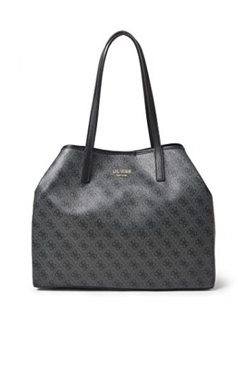 Guess Vikky, Cabas femme, Noir Coal/Coa , 39.5x31x18 cm W x H L 