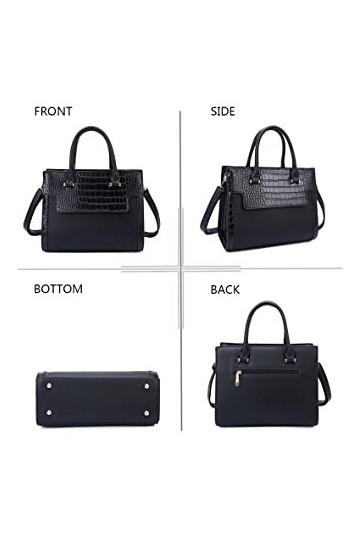 Gallantry by OLIVIA - Sac à Main Femme + Cadeau Surprise, Sac C Femmes PU Cuir ECO Grand Sac a Main Travail Cours