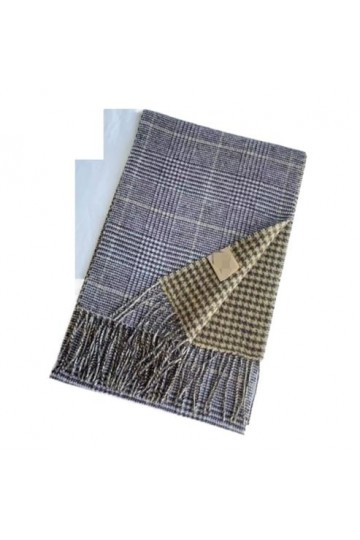 MOBAAK Echarpes Et Foulards Femme Écharpe Chaude En Treillis De Laine, Châle Doux Et Épais Unisexe Sauvage Avec Pompon, Hiver