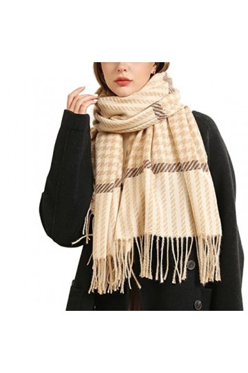 Echarpe Foulard Femmes Tartan Echarpe Plaid Châle Wrap Long Tassel Foulard Foulard Casual Casual Solfler Fashion Longue Sole 