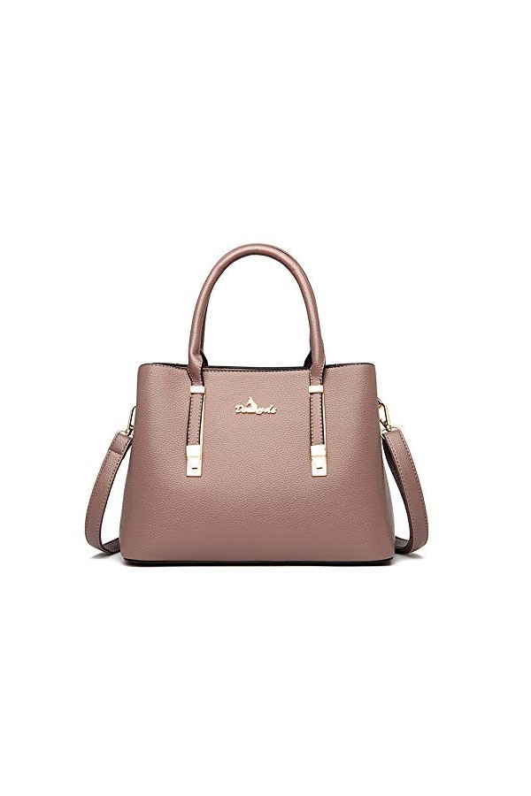 NIYUTA Sacs bandoulière Femme Sacs portés main PU cuir Mode Sacs portés épaule Sac a main fr185 Rosé