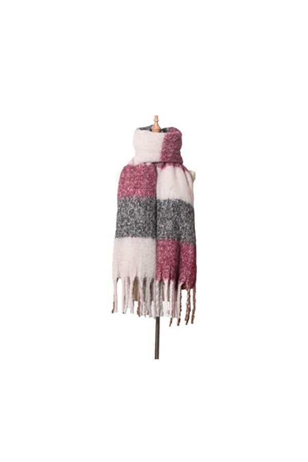 NEHHDC Foulard Écharpe Femmes Écharpe Plaid Hiver Foulards Châles Wraps Chaud Large Longue Couverture Foulards Châle Etole C