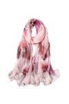 ChengBeautiful Echarpe Femme Écharpe De for Femme avec Foulard Et Foulard De Plage for Fêtes Et Shopping Imprimé Écharpe dhi