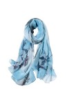 ChengBeautiful Echarpe Femme Écharpe De for Femme avec Foulard Et Foulard De Plage for Fêtes Et Shopping Imprimé Écharpe dhi