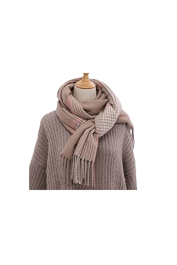 HALAHAI Écharpe Etole Foulard Echarpe Longue Écharpe Femmes Écharpe Simple Foulard Cou Plaid Couverture Châle Blue : Blu, Si