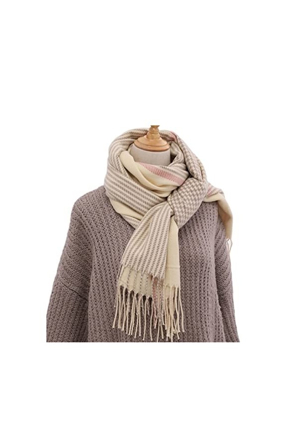 HALAHAI Écharpe Etole Foulard Echarpe Longue Écharpe Femmes Écharpe Simple Foulard Cou Plaid Couverture Châle Blue : Blu, Si