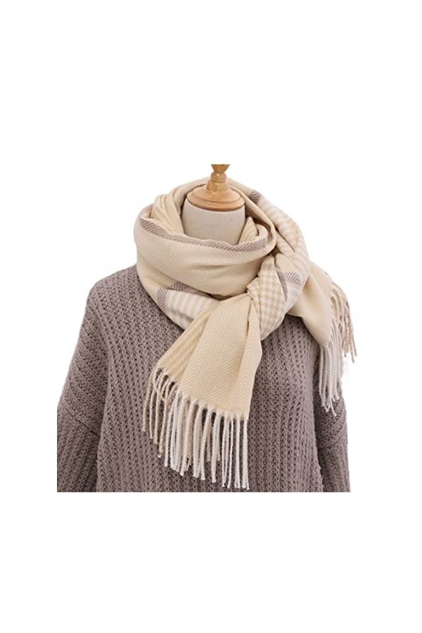 HALAHAI Écharpe Etole Foulard Echarpe Longue Écharpe Femmes Écharpe Simple Foulard Cou Plaid Couverture Châle Blue : Blu, Si