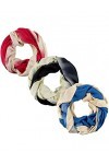 Sunsa Lot de 3 foulards pour femme - Idée de cadeau pour femme - Foulard - En viscose avec fleurs et design moderne - Cadeau 