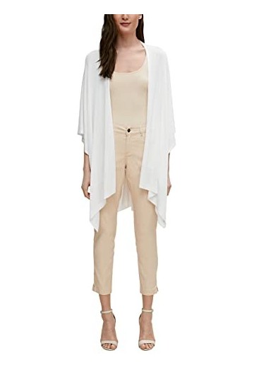 comma Tuch charpe Tendance, Blanc 0120, Taille Unique Femme