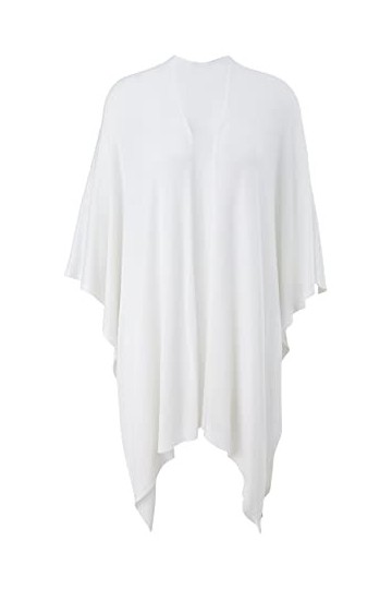 comma Tuch charpe Tendance, Blanc 0120, Taille Unique Femme