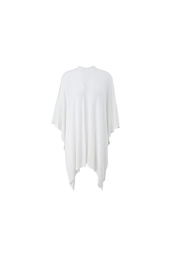 comma Tuch charpe Tendance, Blanc 0120, Taille Unique Femme