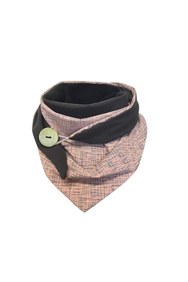 PacuM Multi-usages femmes décontracté mode bouton écharpe impression écharpe rétro châle écharpe 60 s écharpe serviette Foula