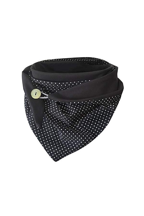 PacuM Multi-usages femmes décontracté mode bouton écharpe impression écharpe rétro châle écharpe 60 s écharpe serviette Foula