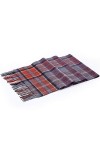Foulard Femme Echarpe dagneau Strip Solide Plaid Laine Foulard de luxe Classique Chaud Long Touche Soft Soft Cachemire Échar