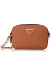 GUESS, Caméra à bandoulière Noelle Femme, Logo marron, Taille unique